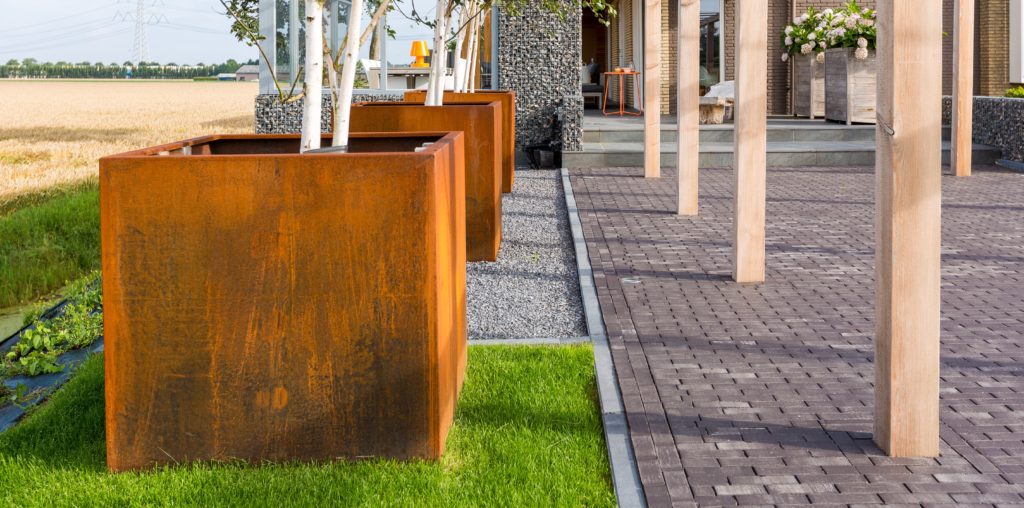 Cortenstaal toepassingen in de tuin